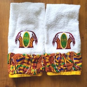 Martex Vintage African Accent Towels set of 2